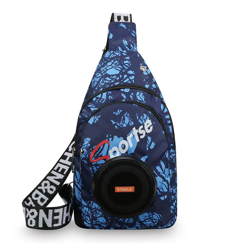 ✨🎒New shoulder bag, waterproof outdoor bag with Bluetooth speaker.