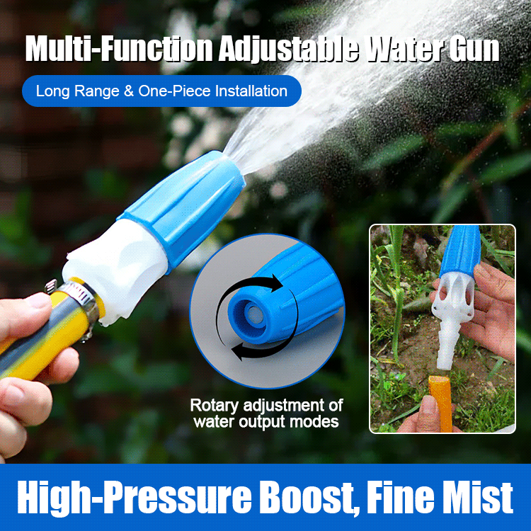 🏠🏠Adjustable high-pressure spray nozzles for watering vegetables and flowers in agriculture.