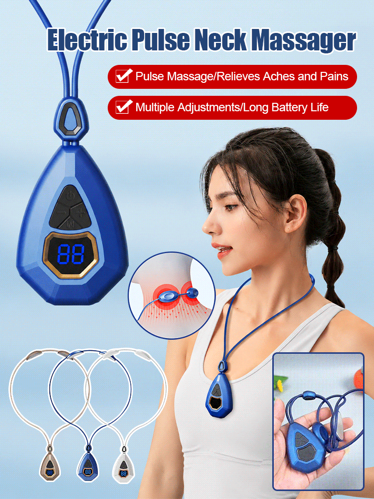 💆💆Neck massager, mini pulse intelligent massager.