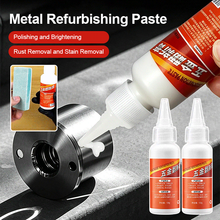 🧰🧰Automotive hardware chrome plating refurbishing paste, anti-oxidation refurbishing and repair paste that does not damage the paint.