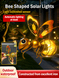 🐝🐝Solar-powered garden light, simulated bee outdoor waterproof garden ornament.