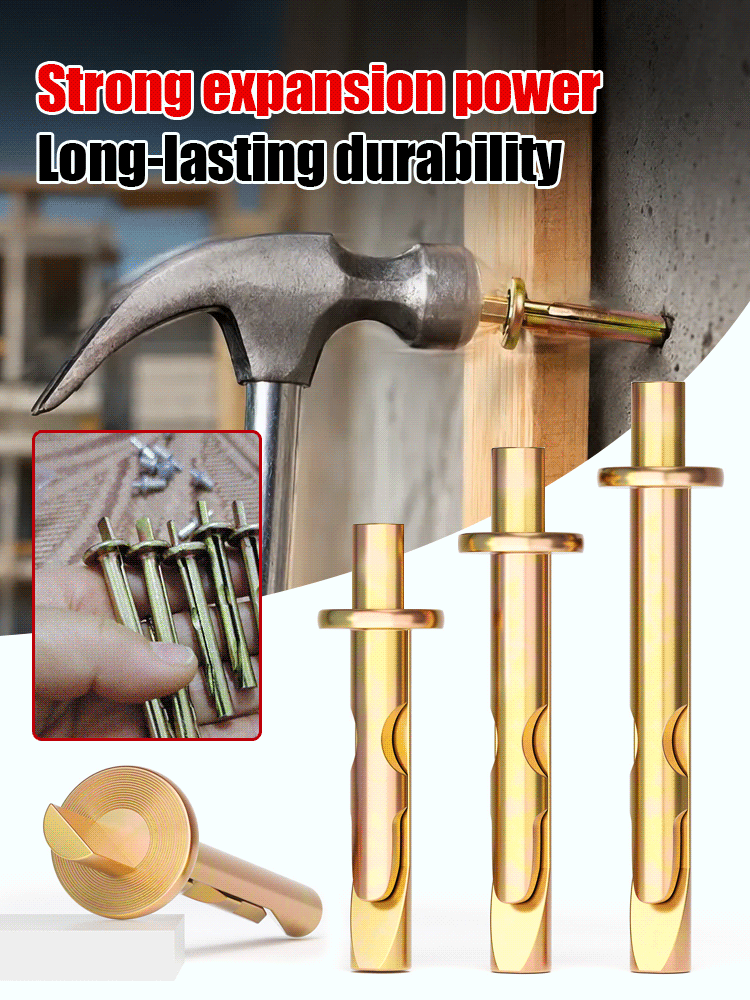 🧰⚒️Expansion hammer screws for cement walls/doors and windows, 50 pieces of various models.