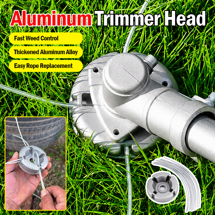 ☘️☘️Reinforced alloy lawnmower wheel + 14 steel weeding strings. Weeding tool for garden and patio angle grinders.