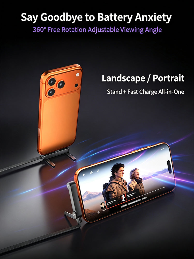 📱📱240W Phone Stand with Multifunctional Fast Charging Cable.