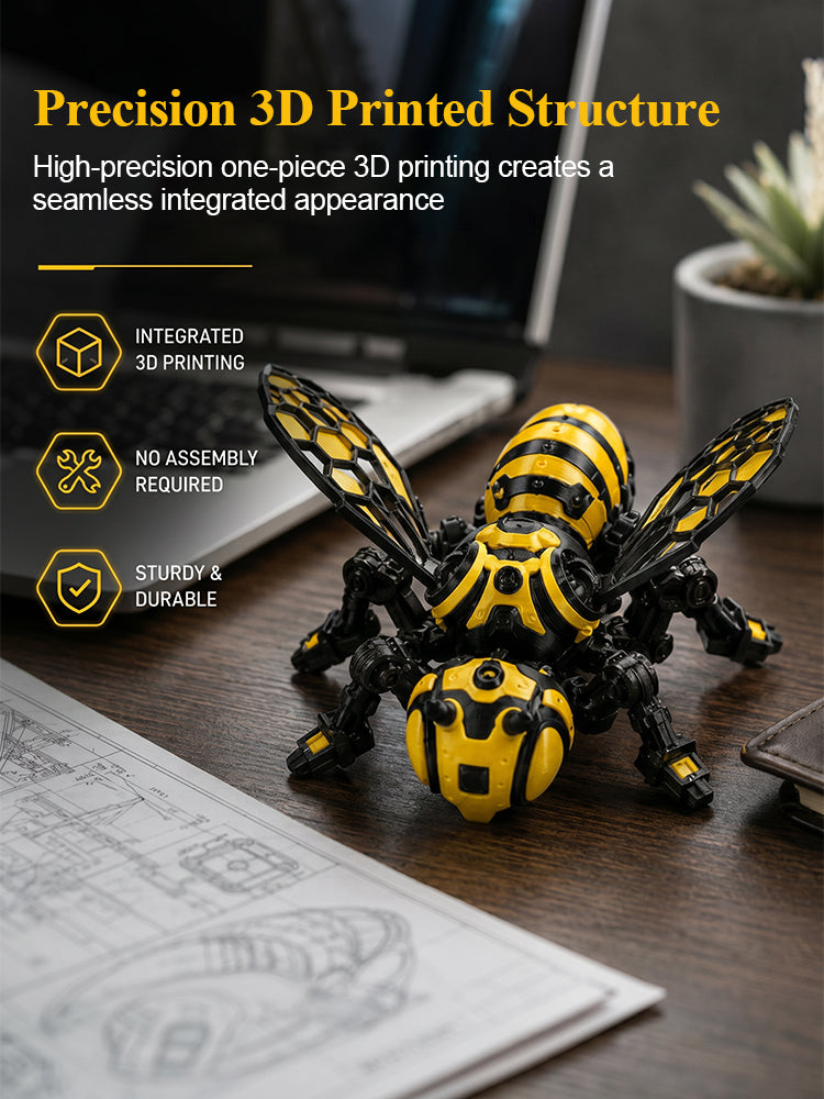 🚗🚗Articulated Mecha Bee Car Decorative Doll.