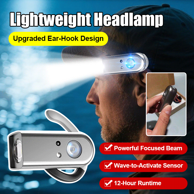 🔦🔦Outdoor hook-on sensor light, detachable mini night fishing and cycling light.