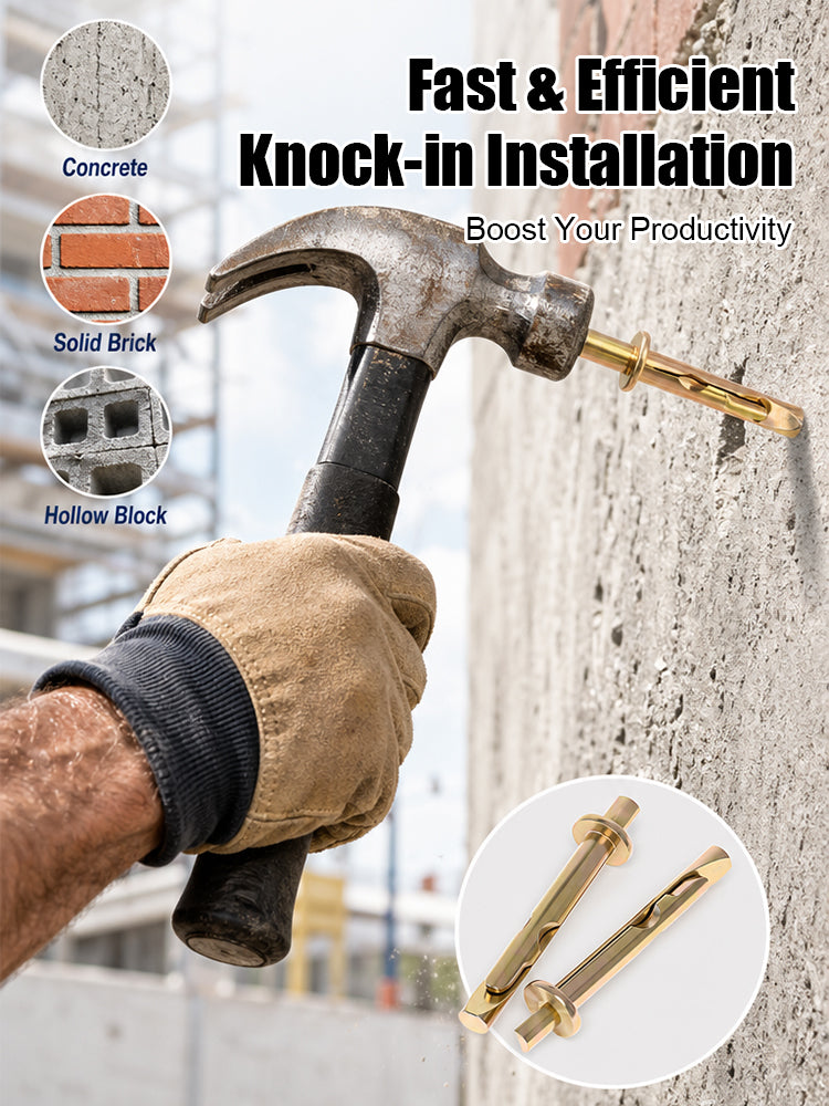 🧰⚒️Expansion hammer screws for cement walls/doors and windows, 50 pieces of various models.