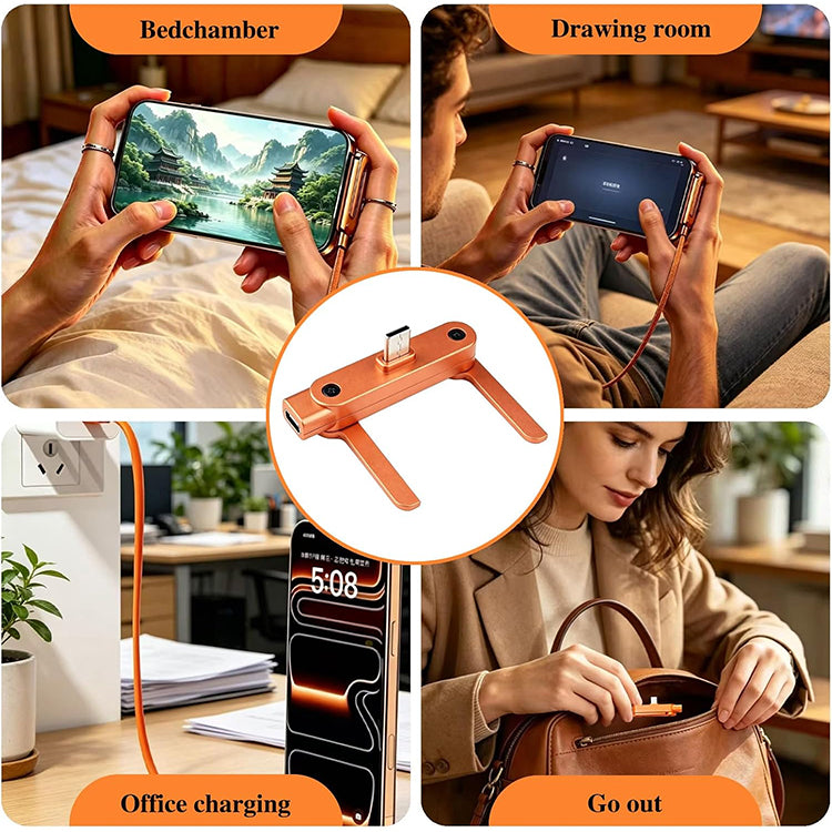 📱📱240W Phone Stand with Multifunctional Fast Charging Cable.