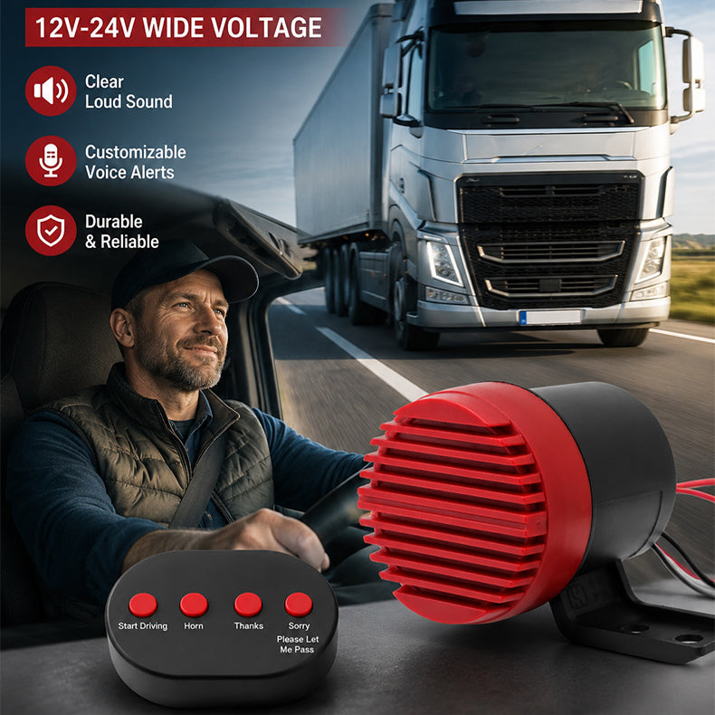📢📢Car horn/dog bark/honking sounds, 12V-80V universal, suitable for cars/motorcycles/trucks/electric vehicles.