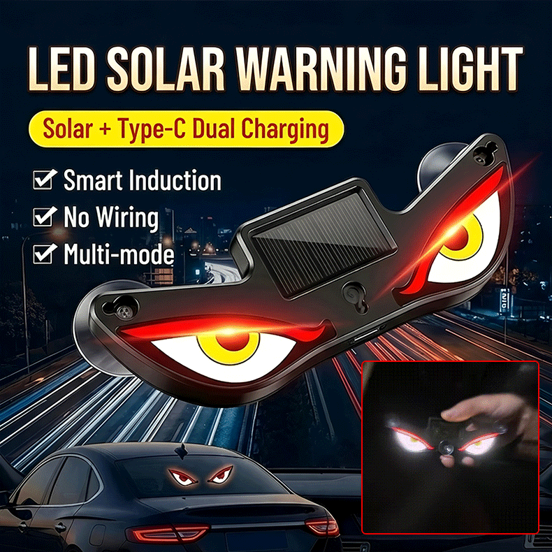 🚗👁️“Evil Eye” Car Solar Ambient Light/Warning Light.