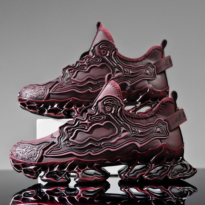 New men’s athletic shoes with cushioning and arch support.