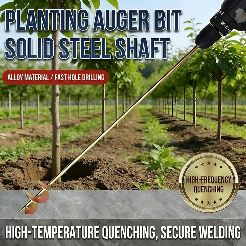 🏠🧰New small electric drill alloy drill bit, spiral drilling bit for planting vegetables/flowers.