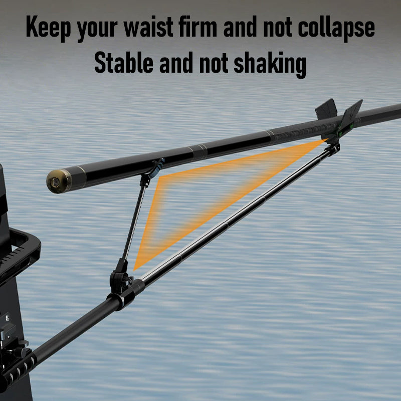 🎣🎣New multi-functional bracket, universal for fishing rods with stainless steel double fork fixation.