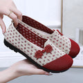 🔥🥿Hot-selling new non-slip soft-soled casual embroidered mesh shoes.