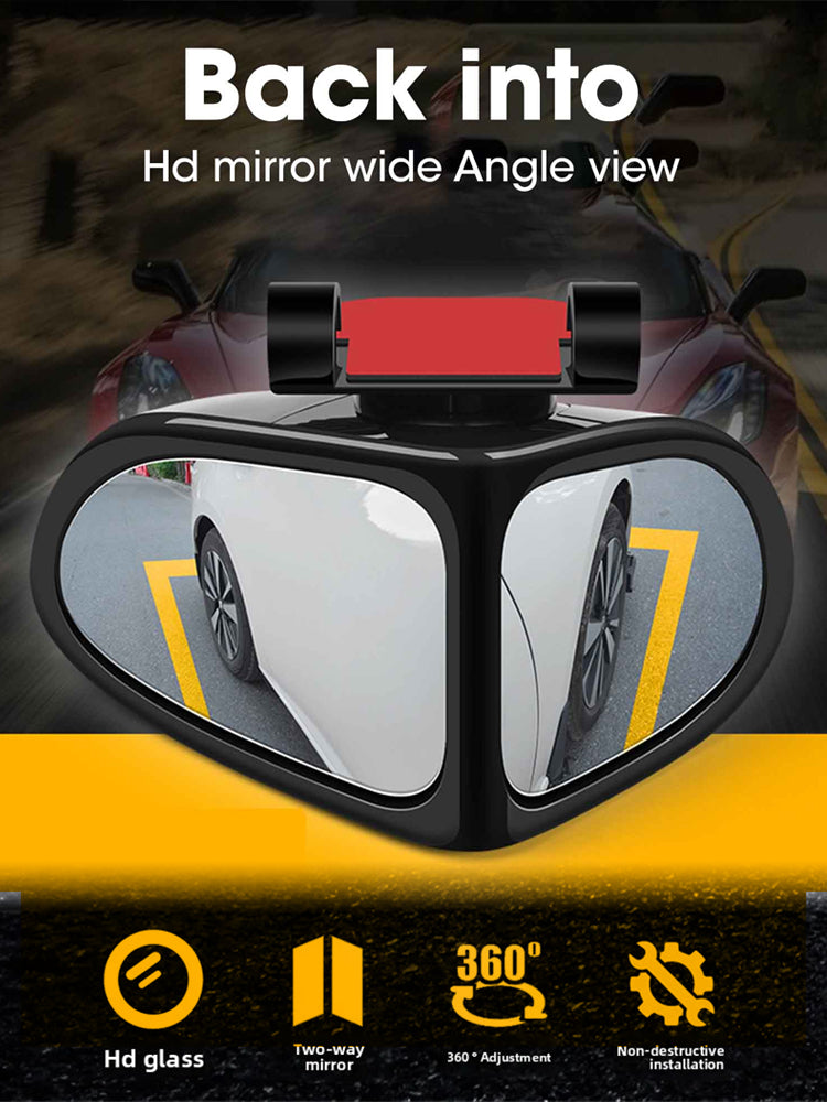 🚗🚗Blind spot assist mirrors for front and rear wheels of cars, 360° rearview mirror reversing tools.