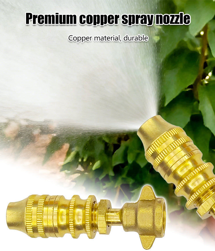 🚿🏠High-pressure pure copper atomizing nozzle, agricultural electric sprayer accessory.