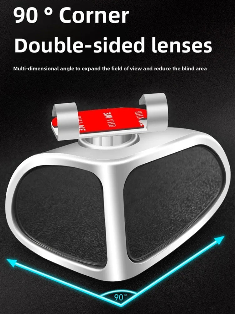 🚗🚗Blind spot assist mirrors for front and rear wheels of cars, 360° rearview mirror reversing tools.