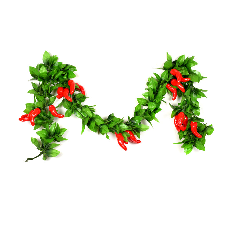 🍊🍓 Artificial fruit vines—perfect for wrapping around pipes or fences as festive decor.