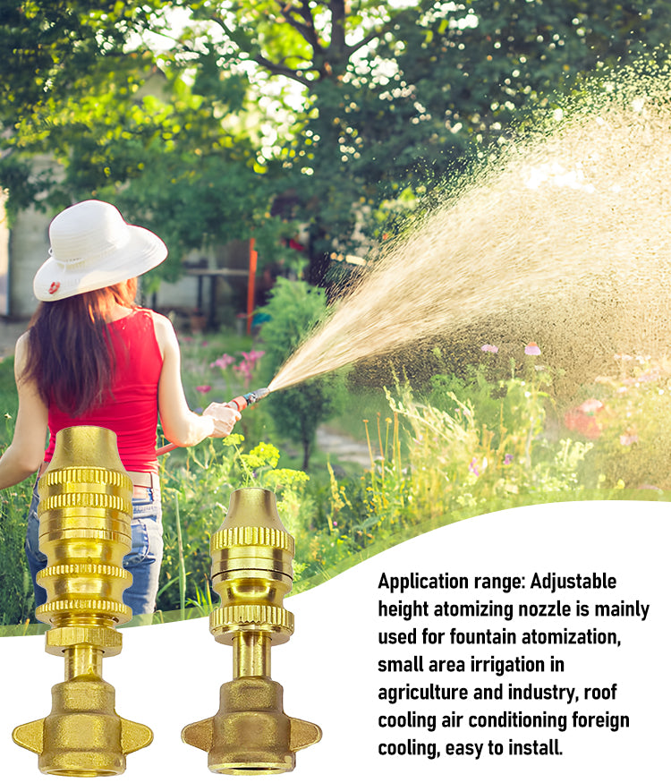 🚿🏠High-pressure pure copper atomizing nozzle, agricultural electric sprayer accessory.