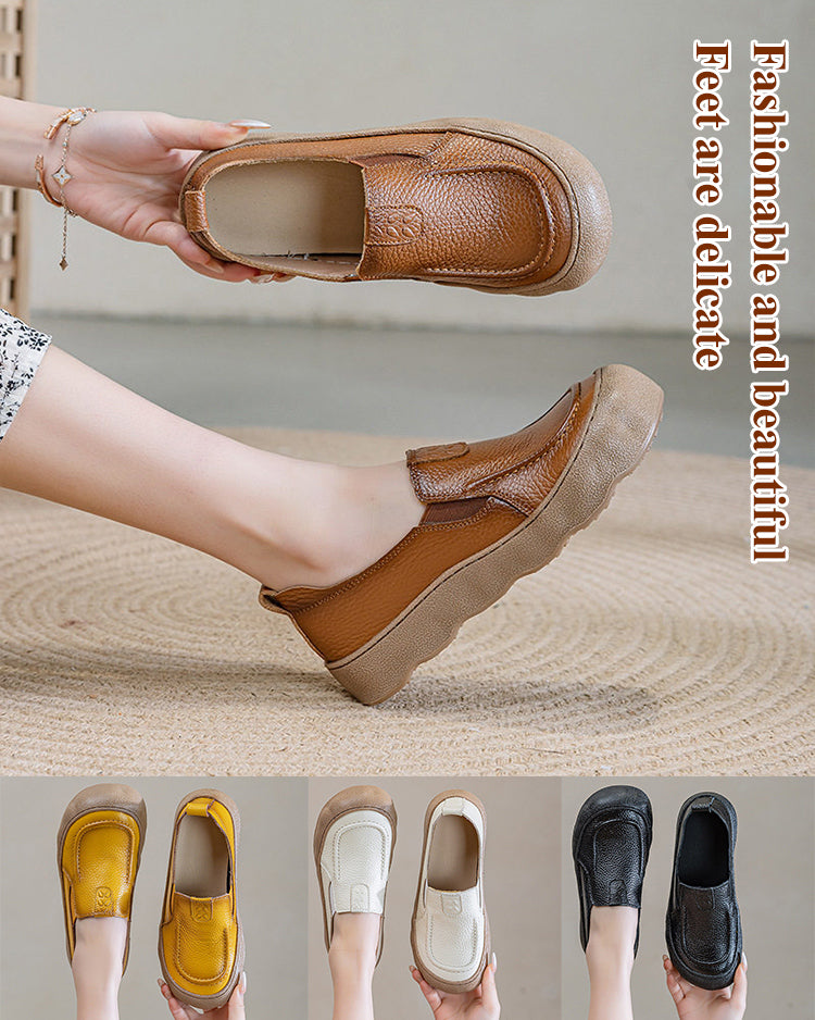 🥿🥿Spring 2026 New, original, leather, women's single shoes with a super soft sole