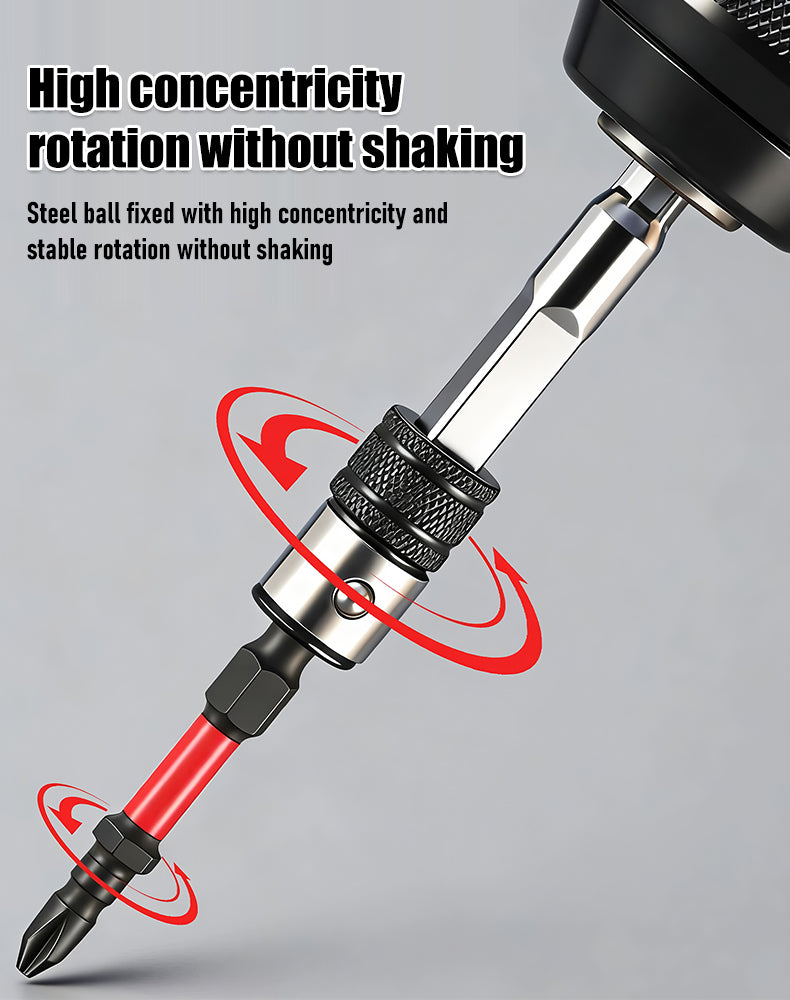 🧰⚒️ Multi-functional converter, portable electric drill adapter rod, quick self-locking.