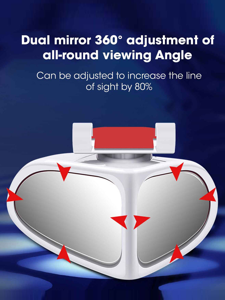 🚗🚗Blind spot assist mirrors for front and rear wheels of cars, 360° rearview mirror reversing tools.