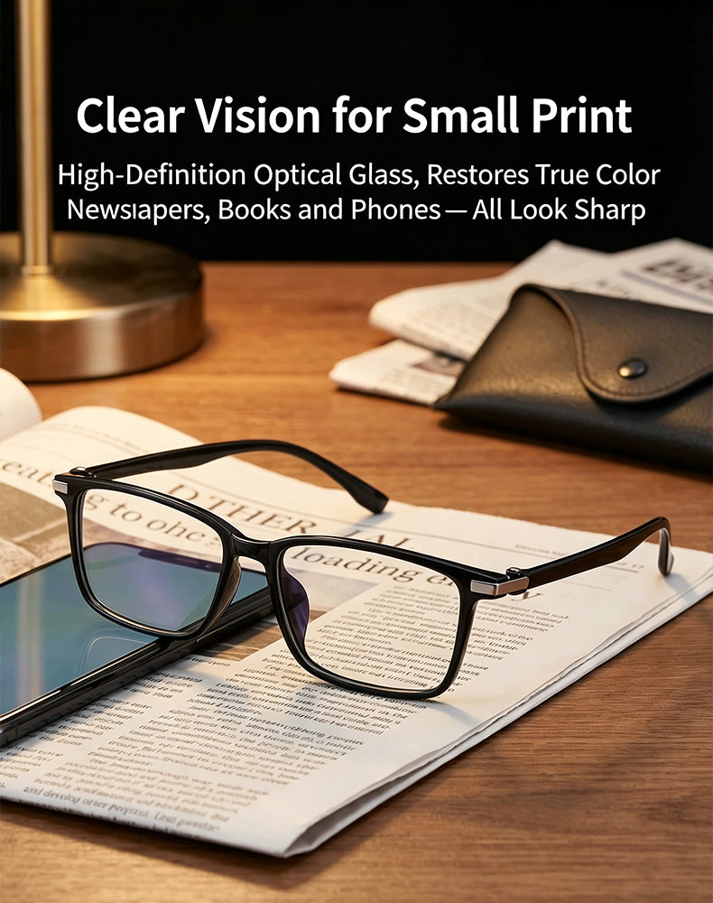 👓👓【Great Price Today】Genuine Crystal Reading Glasses【High Definition & High Transparency】【Eye-Friendly】
