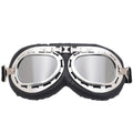 🕶️😎Motorcycle/bicycle goggles, windproof and UV-protective retro-style off-road riding sunglasses.
