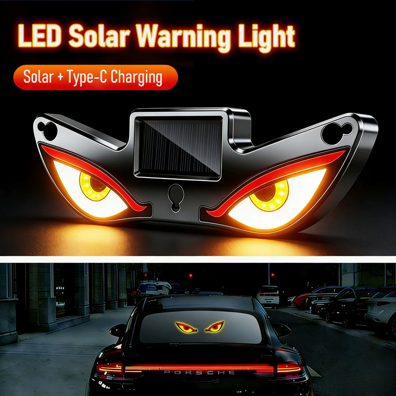 🚗👁️“Evil Eye” Car Solar Ambient Light/Warning Light.