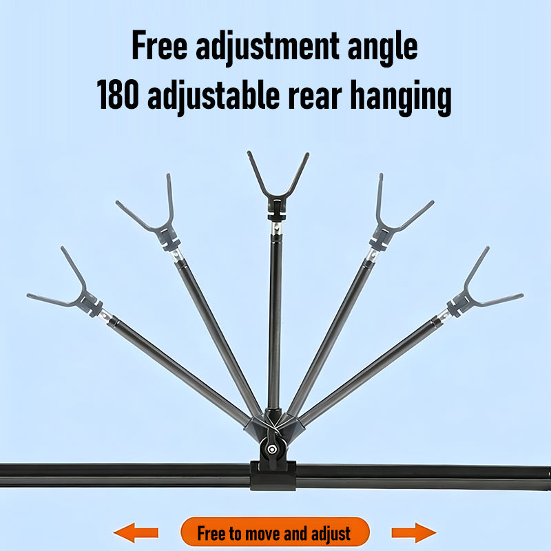🎣🎣New multi-functional bracket, universal for fishing rods with stainless steel double fork fixation.