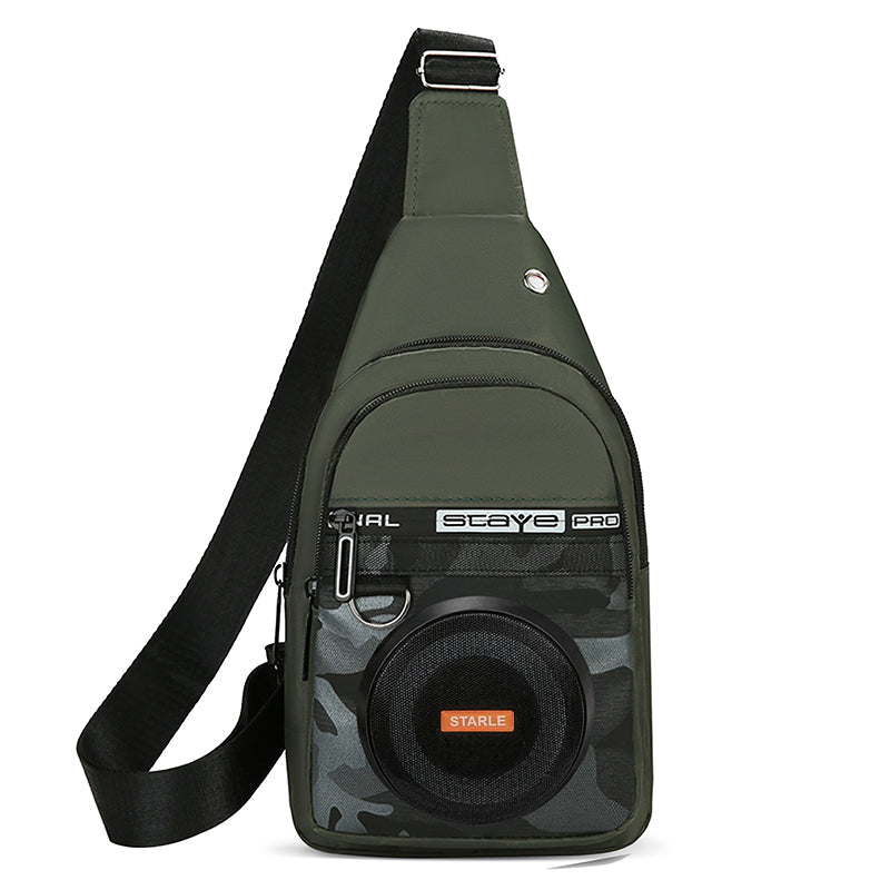 ✨🎒New shoulder bag, waterproof outdoor bag with Bluetooth speaker.