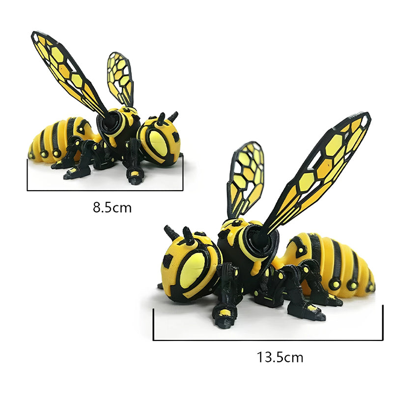 🚗🚗Articulated Mecha Bee Car Decorative Doll.