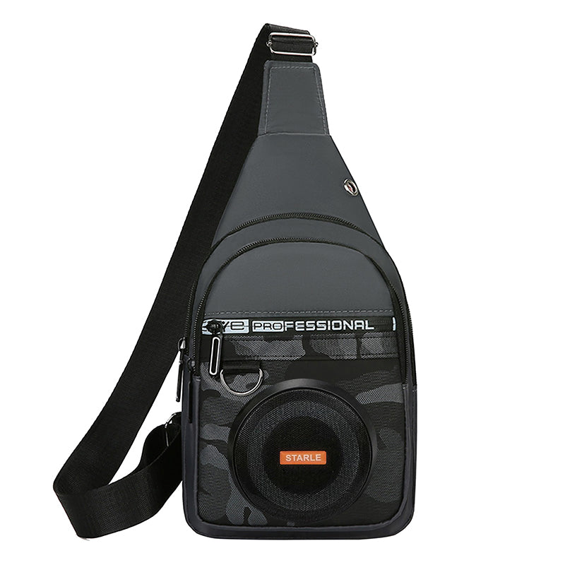 ✨🎒New shoulder bag, waterproof outdoor bag with Bluetooth speaker.