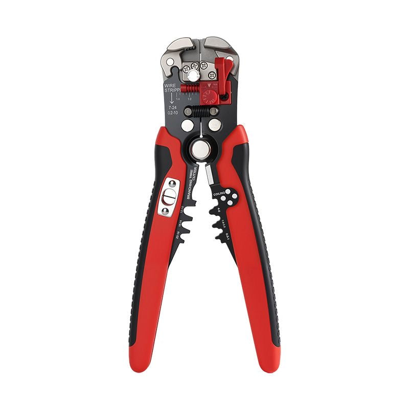 🧰🧰 Professional electrician's wire strippers—automatic tools for stripping and cutting wire.