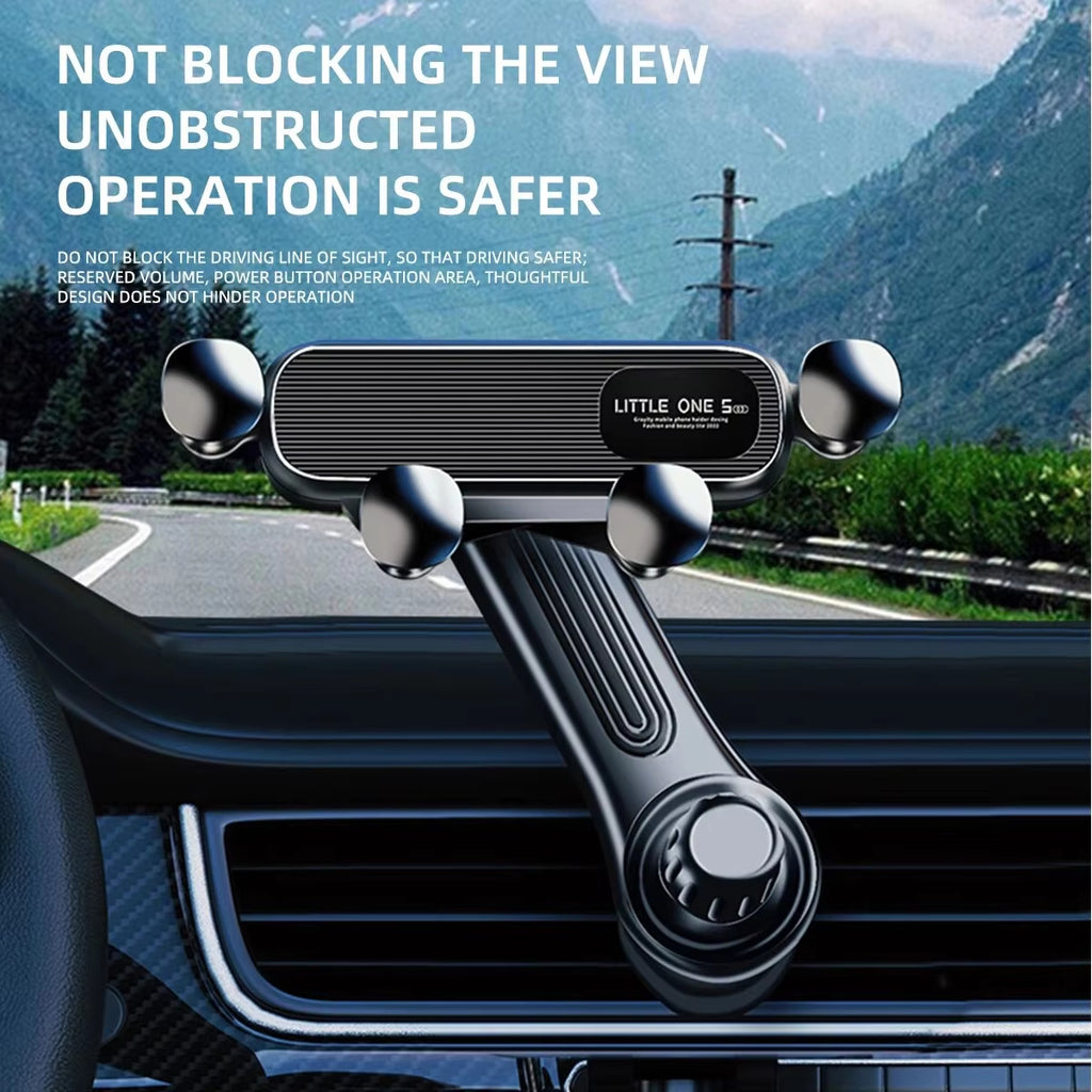 🚗🚗New gravity-loaded car phone holder with 360° rotating air vent navigation support.