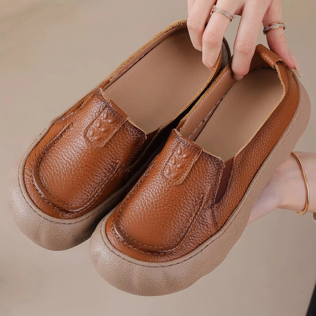 🥿🥿Spring 2026 New, original, leather, women's single shoes with a super soft sole
