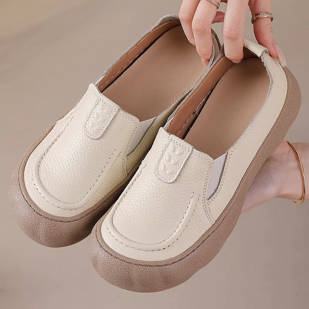 🥿🥿Spring 2026 New, original, leather, women's single shoes with a super soft sole
