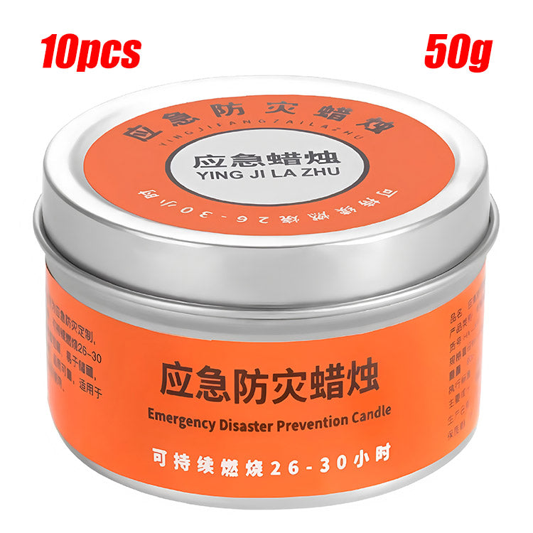 🔥🕯️【40 pieces】Emergency disaster prevention candles, smokeless, odorless, windproof, and preparedness candles.