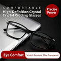 👓👓【Great Price Today】Genuine Crystal Reading Glasses【High Definition & High Transparency】【Eye-Friendly】