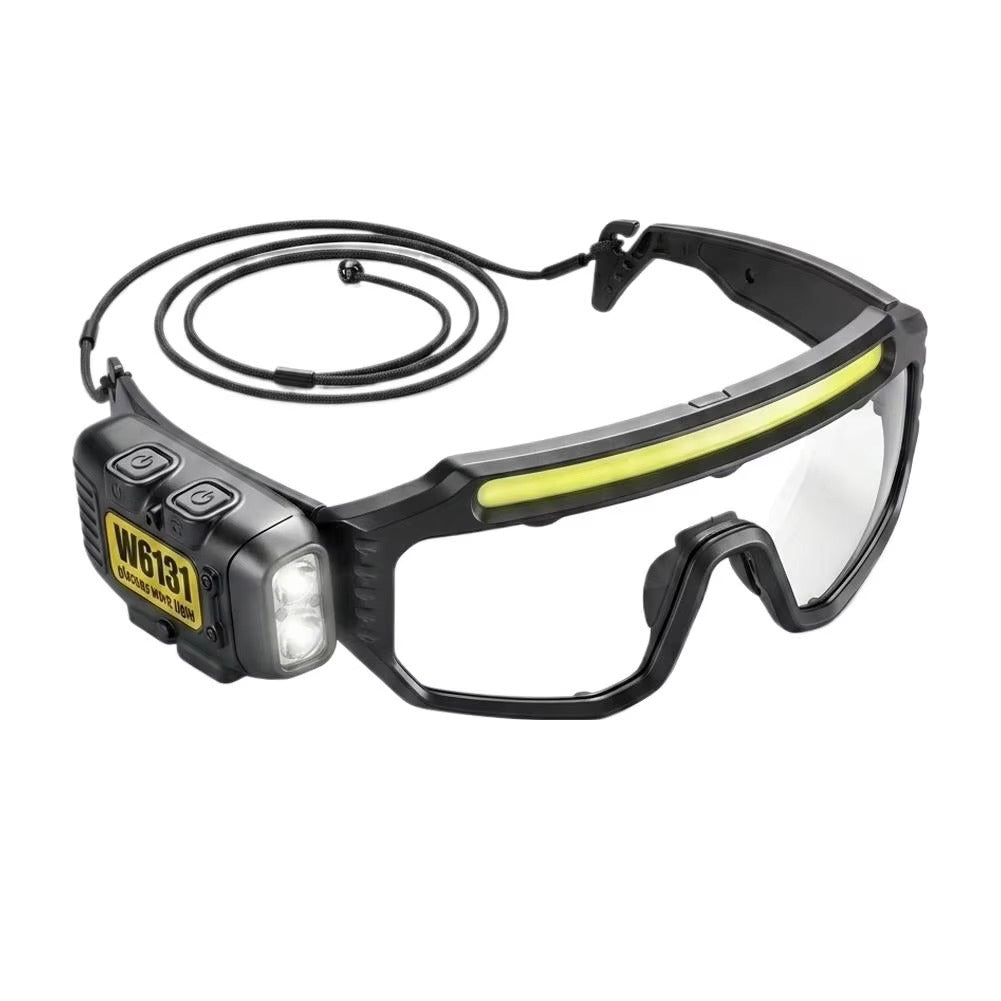 👓💡 New XTE Multifunctional Glasses Light: Type-C Rechargeable Warning Headlamp.