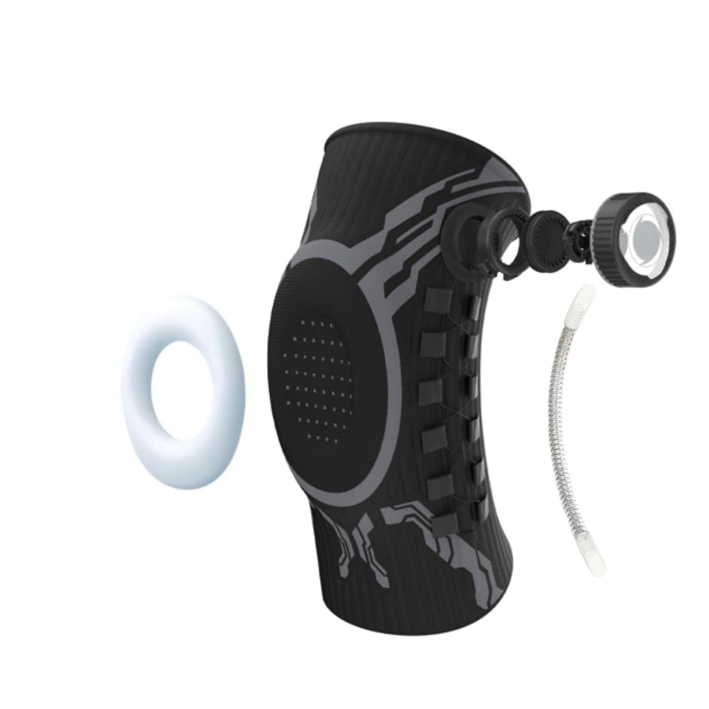 🎁 Sports knee brace with spring support and buttons